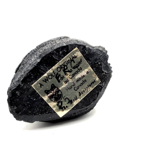 Wolf Original Owl Handcrafted Sculpture Figurine Canada Signed Stone/Resin - Picture 7 of 8